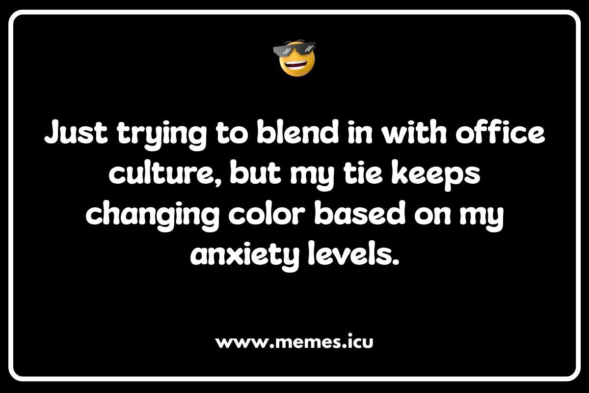 Adulting Like a Chameleon: Relatable Meme Struggles Funny chameleon memes and jokes about color change fails, office humor, and relatable adulting struggles.