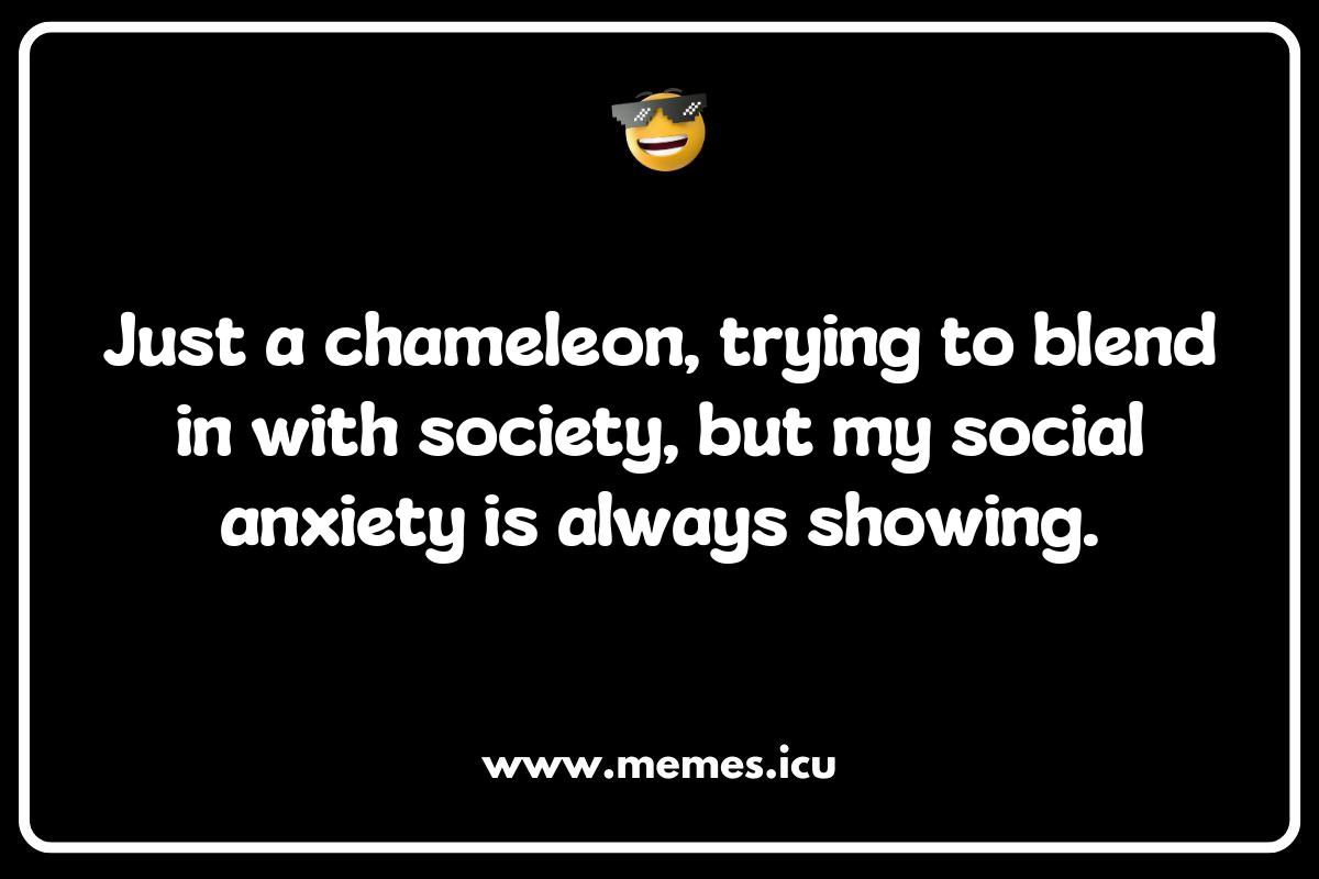 Chameleon Puns That Will Make You Change Your Mind About Humor Funny chameleon memes and jokes! See color change fails, relatable adulting struggles, and hilarious chameleon puns.