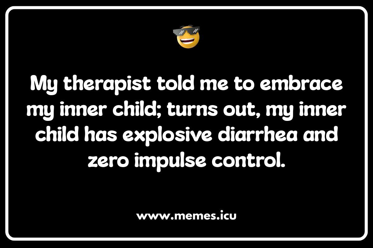 Diarrhea Social Media Captions: Witty Lines for Unfortunate Times Diarrhea memes funny relatable humor. Laugh at uncomfortable situations with these jokes and puns about the urgent need to go.