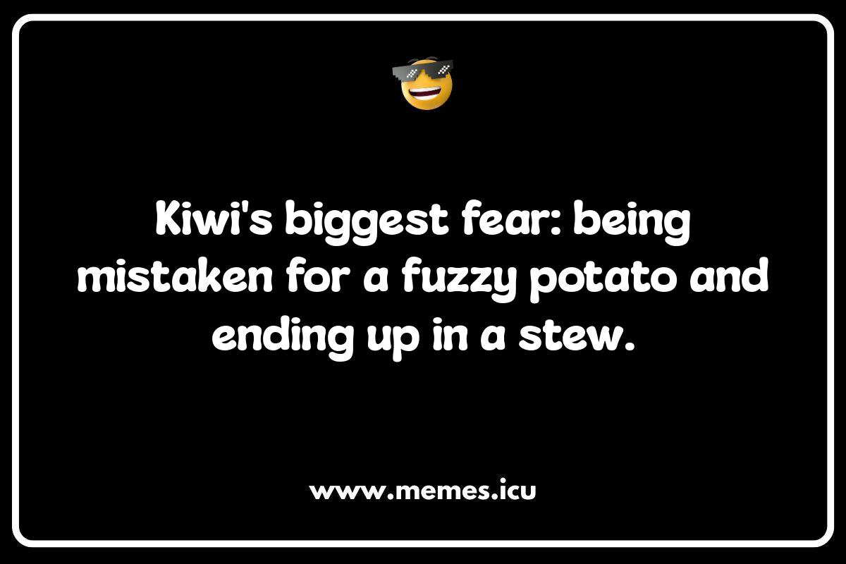 Kiwi Bird Puns: Egg-cellent Jokes That Will Crack You Up Funny Kiwi Bird Memes and Jokes. Adorable kiwi bird meme for kids and adults, perfect for social media laughs and bird lovers.