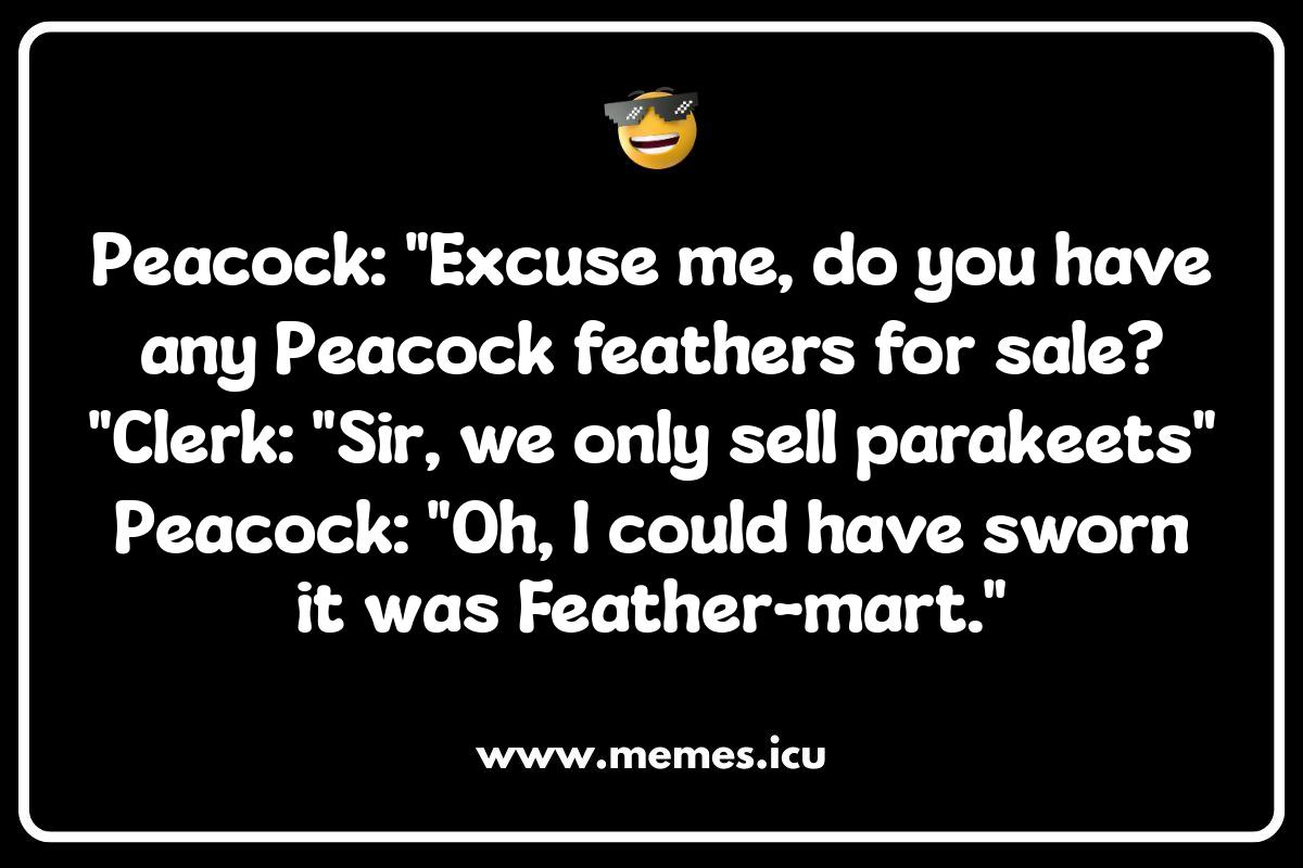 Peacock Misunderstandings: Jokes About Common Misconceptions Funny peacock memes showcasing hilarious internet finds.