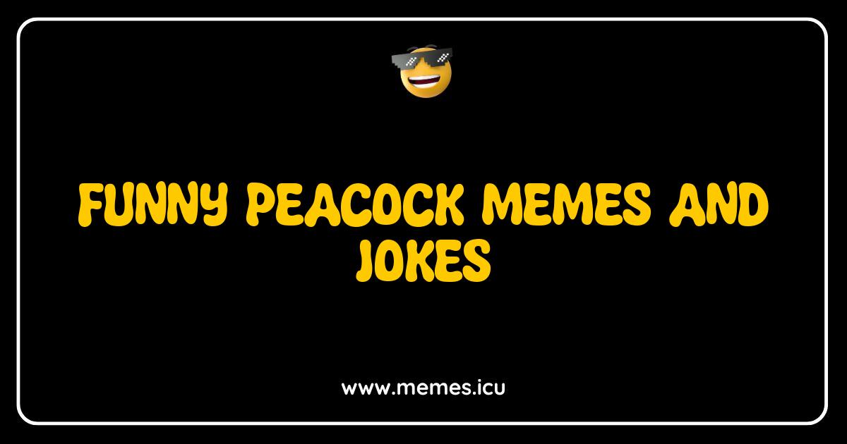 Best Peacock Memes and Jokes So Funny You'll Strut Like a Bird Funny peacock memes showing a bird looking confused.